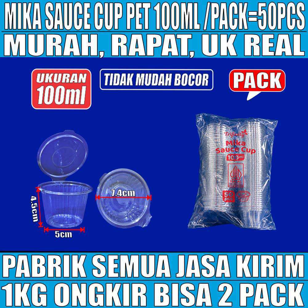 Mika Saus Cup TRIFINITY 100ml Pack 50pcs