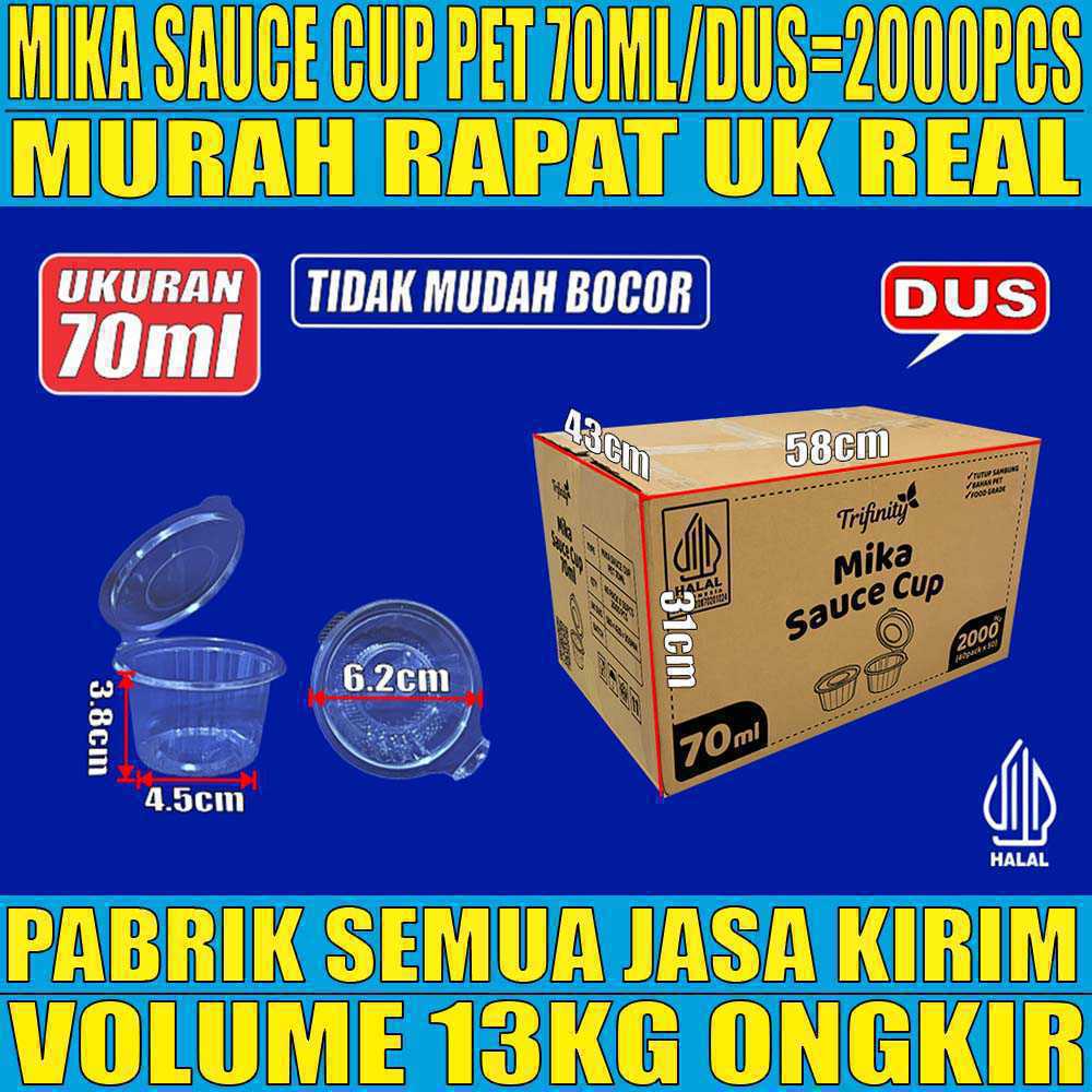 Mika Saus Cup Trifinity 25ml | 35ml | 60ml | 70ml | 90ml | 100ml