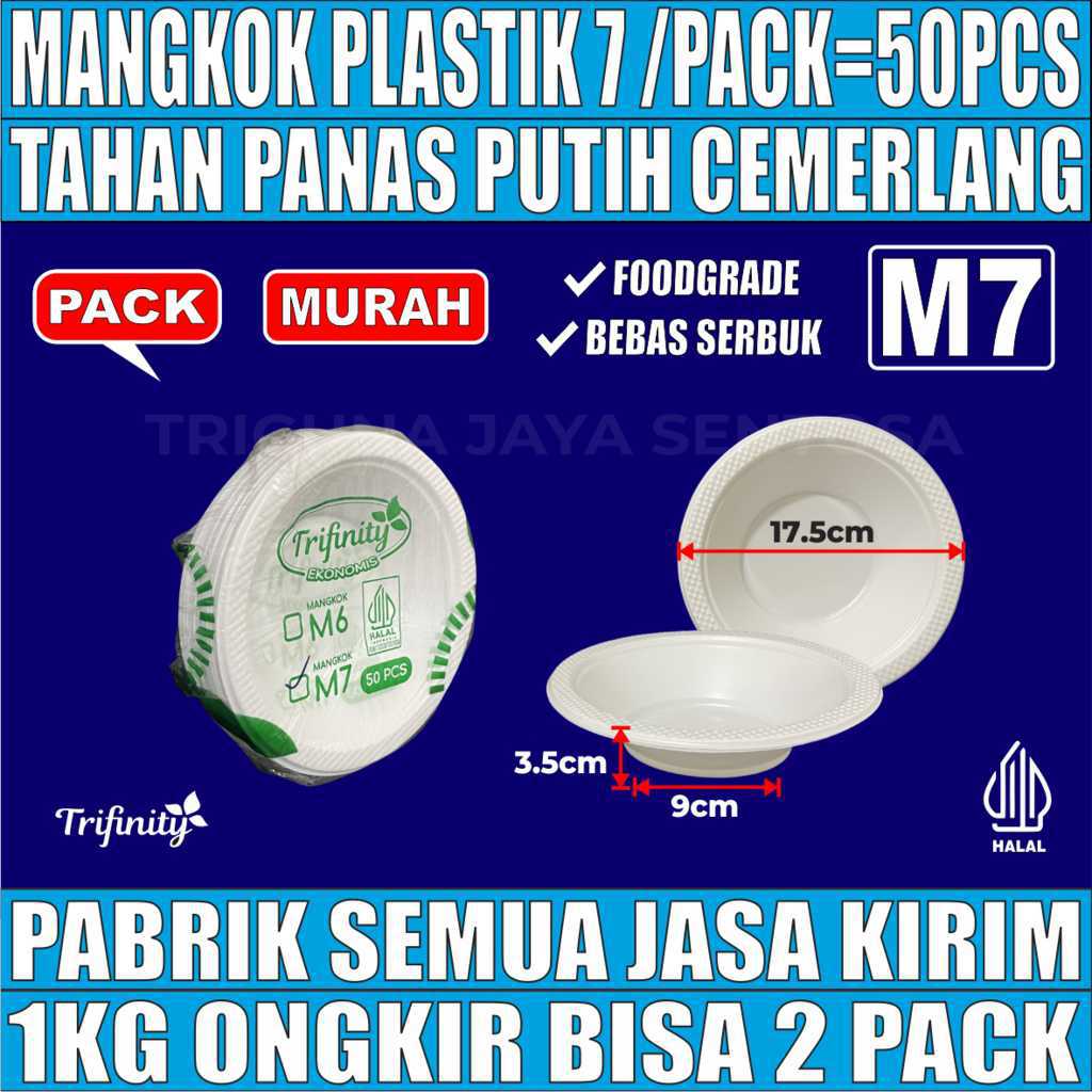 Mangkok M7 Trifinity Besar Pack 50pcs