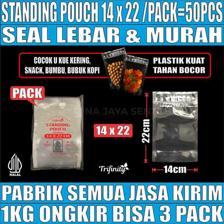 Standing Pouch uk 14x22 PACK