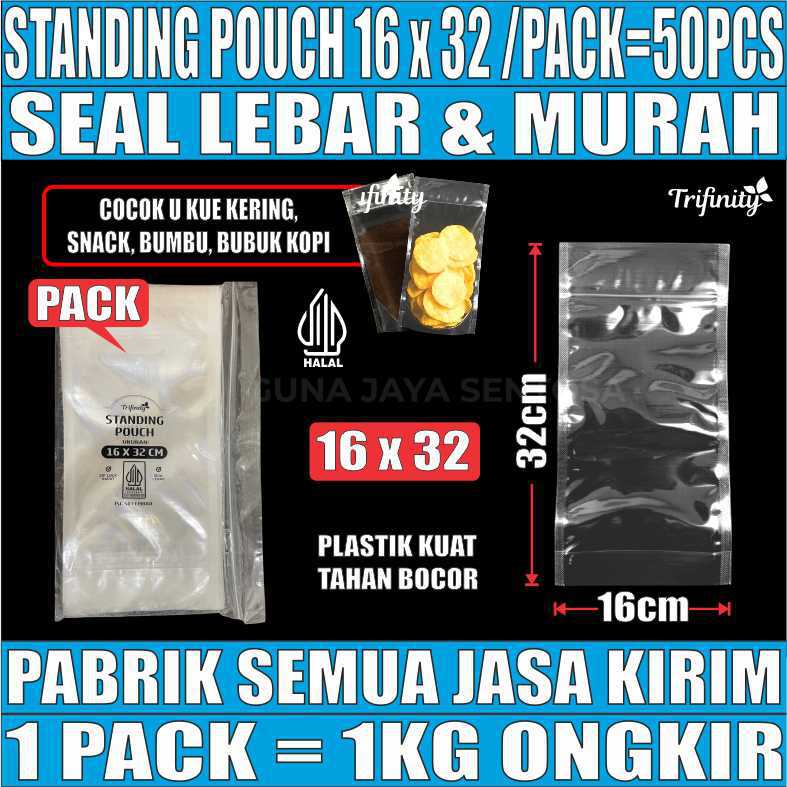 Standing Pouch uk 16x32 PACK