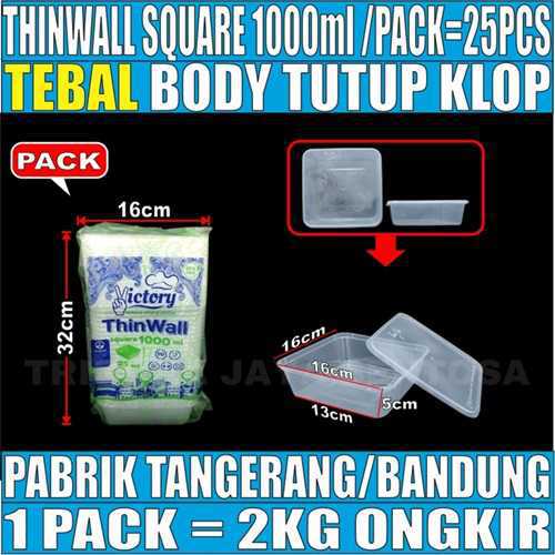 Thinwall SQ 1000ml Per Pack Victory