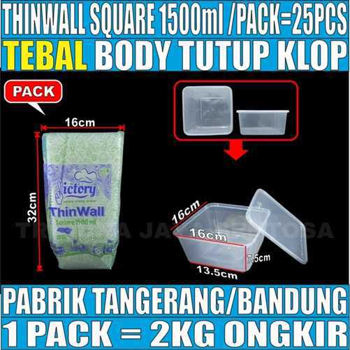 Thinwall SQ 1500ml Pack 25pcs Victory