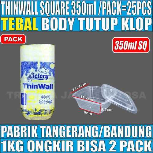 Thinwall SQ 350ml Pack 25pcs Victory