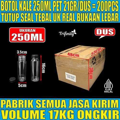 Botol Plastik Kale Trifinity 250ml | 500ml | 1000ml