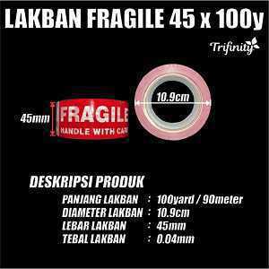 Lakban OPP Tape Trifinity 100yard 90meter